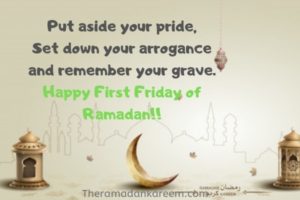 First Friday Of Ramadan Quotes First Jumma