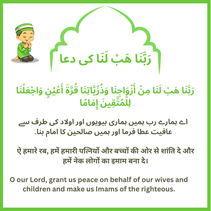 Rabbana Hablana Dua 